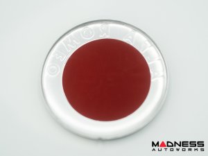 Alfa Romeo Emblem Covers - Front + Back Set - V1 - 74mm Alfa Romeo Emblem Covers - Front + Back Set - V1 - 74mm